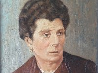 La zia  Olio su MDF - 23 x 30